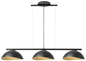 SOLAR függeszték 3xE27/60W/230V fekete, kábellel