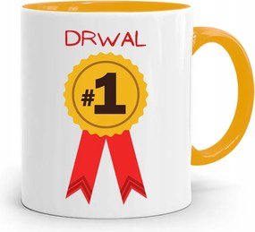 Favágó Bögre Sárga Születésnapi Ajándék fényképes nyomtatással