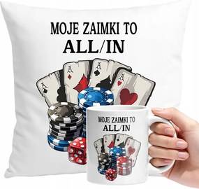Bögre Szett Párna All In Szerencsejáték Személyre Szabott Ajándék Szöveg