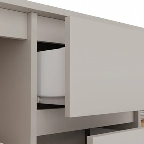 2D4S 120 komód 2 ajtó + 3 fiók, kasmír