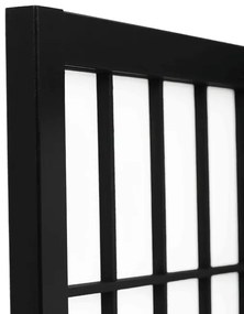 Fekete Tömörfa Paraván. EF-E803 BK