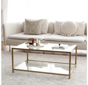 Kávésasztal ASTRO 40x90 cm arany