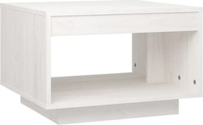 vidaXL fehér tömör fenyőfa dohányzóasztal 50 x 50 x 33,5 cm