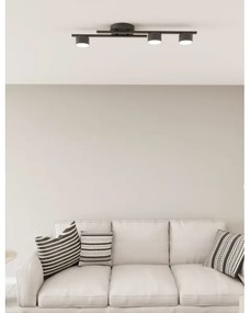 Mennyezeti lámpa FRAGMENT 3xGX53/12W/230V fekete