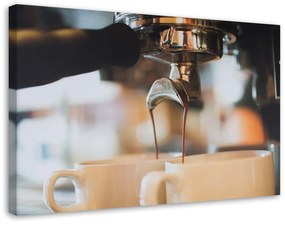 Gario Vászonkép Friss kávé a kávézóban Méret: 60 x 40 cm