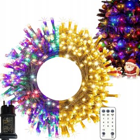 Karácsonyi Fényfüzér Fénylánc 11 Üzemmód 30M 300 Led