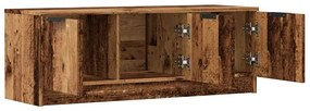 TV szekrény Régi fa 102x35x36,5 cm Gépelt fa