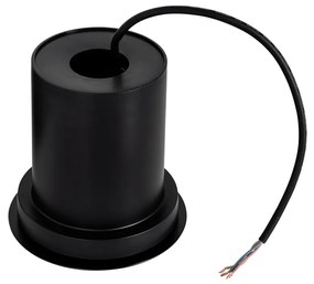 Modern kültéri talajszpotlámpa fekete AR70 állítható IP65 - Delux