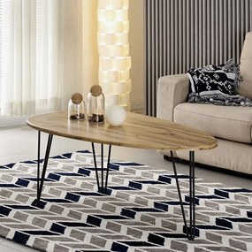 Dohányzóasztal 120×67 cm, MDF, Vad Tölgy. AF-3014 OAK