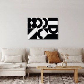 Üveg kép - Geometriai absztrakció N⁰2 (70x50 cm)
