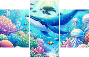 Kép – Víz alatti világ (90x60 cm)