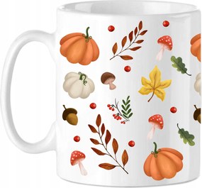 Őszi Bögre Őszi Tök Gomba Levelek Bájos Ajándék