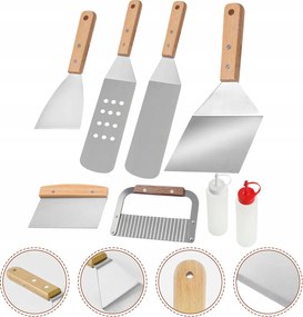 Grill Tartozékok Bbq Szerszámkészlet Edények Könnyű Tisztítás Tok