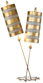 Flambeau NETTLE FB-NETTLELUX-G-TL Asztali lámpa 2x60W/E27