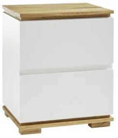 JAVIN fehér éjjeliszekrény