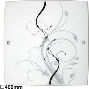 Rabalux beltéri mennyezeti lámpa e27 2x60w fehér/mintás elina