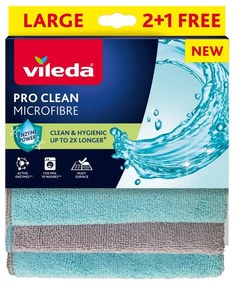 Mikroszálas törlőkendő szett 6 db-os Pro Clean – Vileda