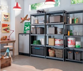 Keter Műanyag 5 állítható polccal 300kg teherbírás