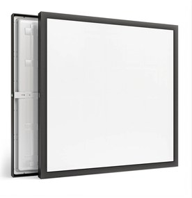 Falra szerelhető Led panel 60W Fekete 60x60cm Plafon Mennyezeti Lámpa Négyzet