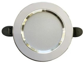 LED PANEL 7,5W/SMD/4000K/ FEHÉR-EZÜST