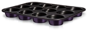 Muffin forma 12db titán bevonattal PURPLE 20261