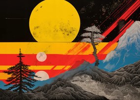 Poszter 70x50cm Hegyi átváltozás