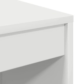 Íróasztal Fehér MDF 80 x 40 x 76 cm Egyszerű Íróasztal