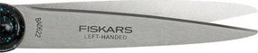 Olló, ifjúsági, 20 cm, balkezes, FISKARS, foltos pávakék (IF1067869)