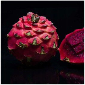 Poszter 70x70 Sárkány rózsaszín Pitaja gyümölcs