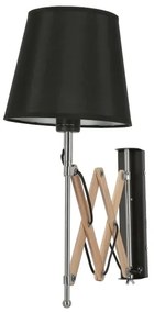 Fali lámpa MITO 1xE27/40W/230V fekete