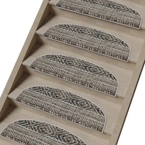 Lépcsőszőnyeg szett 16 db-os 20x65 cm Cottage Warmth – Vitaus