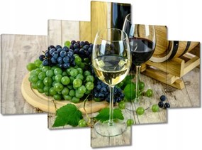 Vászonkép 100x70 Fehér szőlőbor