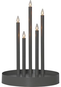 Fekete fénydekoráció ø 32 cm Deco – Star Trading