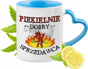 Eladó Kék Bögre Szív Alakú Füllel Ajándék