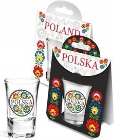 Folk Pohár 35 ml Lengyel Kerek Szép Ajándék Honfitársnak És Minden Ínyencnek