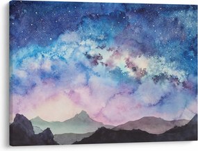 Kép - Milky Way, akvarell (70x50 cm)