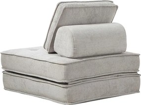 CALMERO kinyitható, multifunkciós kanapé – világosszürke