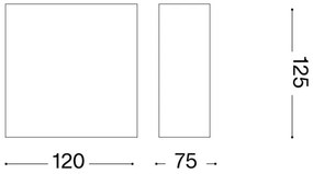 Ideal Lux - Fali lámpa FLASH GESSO 1xG9/40W/230V fehér
