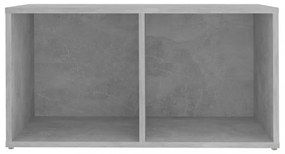 2 db betonszürke szerelt fa TV-szekrény 72 x 35 x 36,5 cm