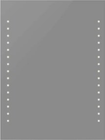 vidaXL fürdőszobatükör LED-fényekkel 60 x 80 cm (Ho x Ma)