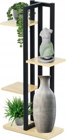 Virágágyás 4 Szintes Emeletes Fém Virágtartó Állvány Növények Virágok