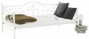 Egyszemélyes ágy 90 cm Danina (fehér) (ágyráccsal). 1016020