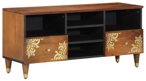 TV Szekrény 100x33x46 cm Tömör Mangófából