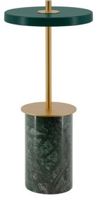 Zöld márvány LED dimmelhető asztali lámpa fém búrával (magasság 25,5 cm) Asteria Move Mini – UMAGE