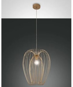 Fabas Luce 3677-45-225 - Csillár zsinóron CAMP 1xE27/40W/230V arany