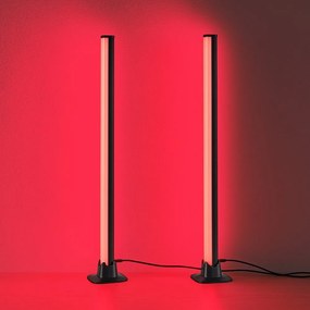 Fekete fém LED asztali lámpa (magasság 55 cm) Boy – Reality