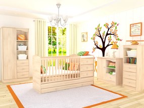 70-Es Pelenkázószekrény Borostyán