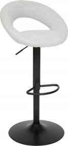 Sasha bárszék állítható magasság szürke cédrus alap háttámla