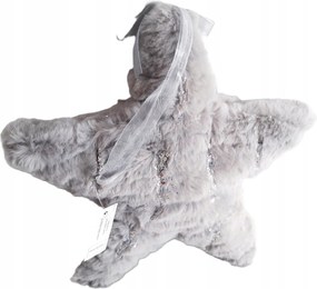 Karácsonyfa medál nagy csillag plüss 23cm sz