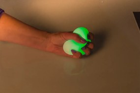 Sötétben fénylő anti-stressz labda